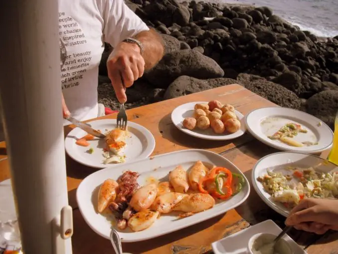 Chipirones fritos rebozados - Kanaren Küche