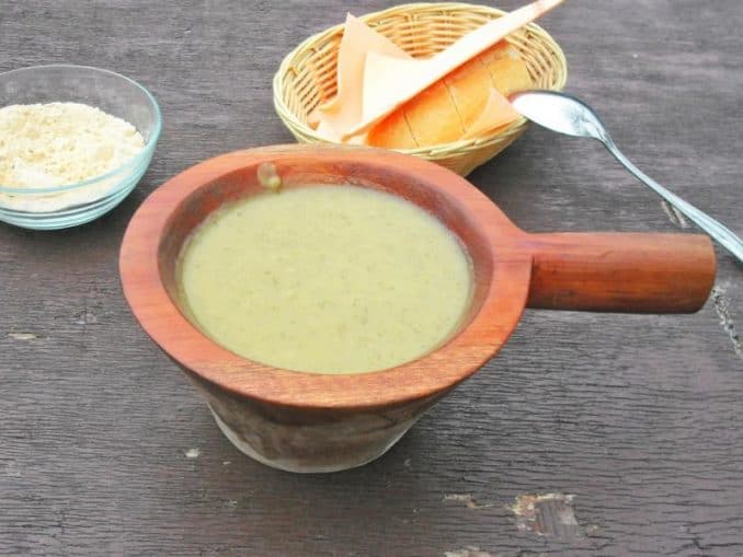 Eintopf mit Brunnenkresse